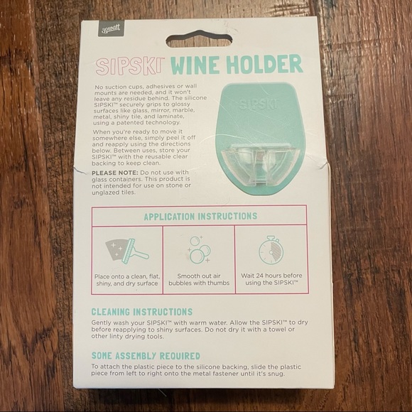 SIPSKI wine 🍷 glass holder, NWT - Picture 4 of 9
